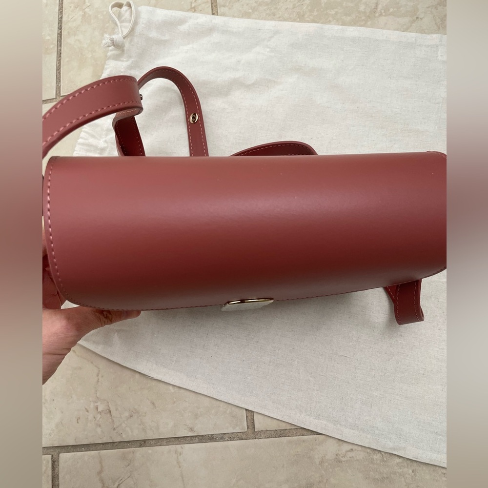 Sézane Claude Bag in Rosewood from 2023 Collection - Picture 11 of 13